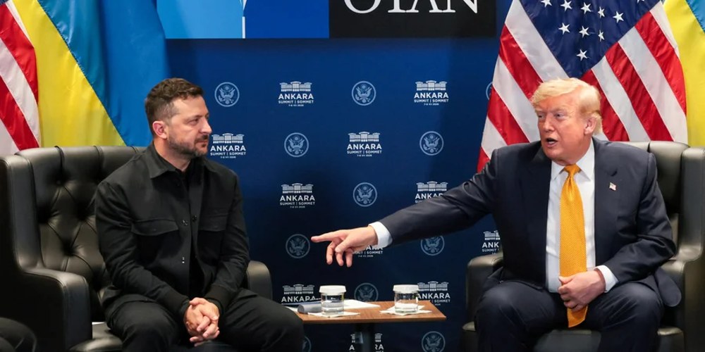 Зустріч Володимира Зеленського та Дональда Трампа на полях саміту НАТО в Анкарі
