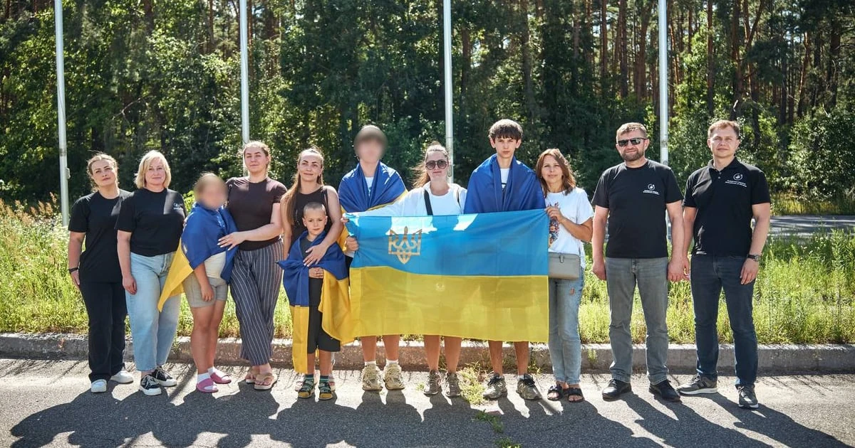 Повернені з тимчасово окупованих територій українські діти