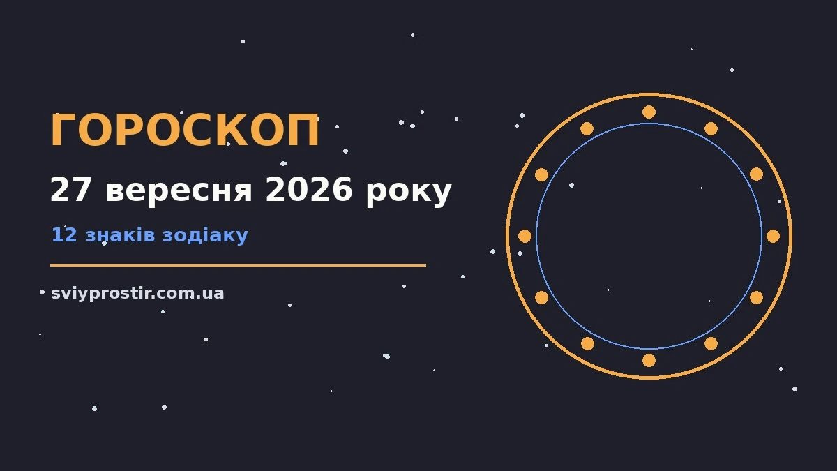 Гороскоп на 27 вересня 2026 року: кавовий блокнот, записник і символи знаків зодіаку
