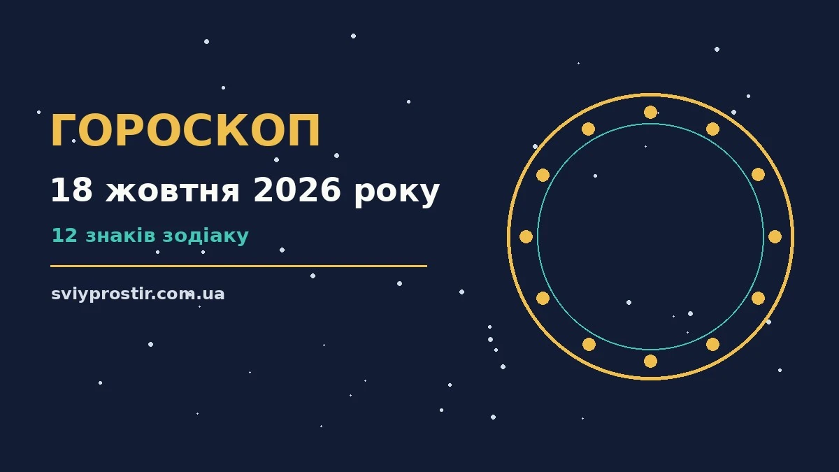Гороскоп на 18 жовтня 2026 року: орієнтири для кожного знака для грошей і кохання