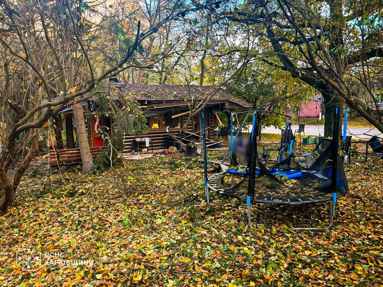 Удар «Гераня-3» по парку у Новій Водолазі: загинуло немовля у візочку та дві жінки